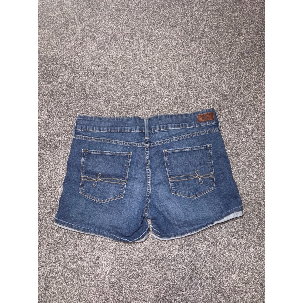 Levi Denizen Women's Blue Denim Modern Jean Shorts‎ Size 14 - Picture 7 of 9